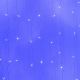 Гірлянда штора світлодіодна GarlandoPro 160LED 8 ліній 1,5х1,5 м гірлянда на штору Синій. Изображение №8