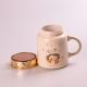 Кухоль керамічний Creative Show Ceramics Cup Cute Girl 420ml кухоль для чаю з кришкою Жовтий. Изображение №2