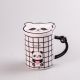 Чашка керамічна The Panda 350мл з блюдцем та ложкою кухоль із блюдцем і ложкою. Зображення №2