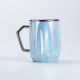 Чашка керамічна Glaze 450мл у дзеркальній глазурі чашки для кави Блакитний. Изображение №3