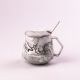 Набір керамічних чашок Queen & Crown 450мл з кришкою 2 штуки кухоль для чаю з кришкою. Изображение №4