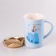 Чашка керамічна Princess 450мл з кришкою чашка з кришкою чашки для кави Блакитний. Зображення №2