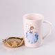 Чашка керамічна Princess 450мл з кришкою чашка з кришкою чашки для кави Білий. Изображение №2