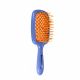 Щітка для волосся Salon Professional продувна 20 см SP0099 SL, Синя з помаранчевим. Зображення №2