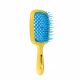 Щітка для волосся Salon Professional продувна 20 см SP0099 SL, Жовта з блакитним. Изображение №2