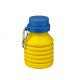 Пляшка для води складана Magio MG-1043Y 450 мл. Колір: жовтий. Изображение №2