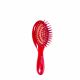 Гребінець для волосся Salon Professional масажна пластикова овальна, червона. Изображение №2