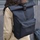 Рюкзак Ролл Топ. Дорожня сумка, сумка для походу з тканини, міський зручний прогулянковий рюкзак. Изображение №2