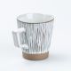 Чашка керамічна для чаю та кави 300 мл у стилі ретро Коричнева. Изображение №2