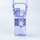 Дитяча пляшка для води з трубочкою 500 мл багаторазова з ремінцем Фіолетова. Изображение №3