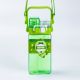 Дитяча пляшка для води із трубочкою 500 мл багаторазова з ремінцем Зелена. Изображение №3