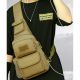 Тактична штурмова військова поліцейська плечова сумка через плече 5 л для полювання, риболовлі Койот. Зображення №16