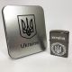 Дугова електроімпульсна запальничка USB Україна металева коробка HL-447. Колір: чорний. Зображення №6