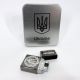 Дугова електроімпульсна запальничка USB Україна металева коробка HL-447. Колір: чорний. Зображення №14