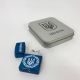 Дугова електроімпульсна запальничка USB металева коробка HL-447. Колір: синій. Изображение №16