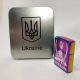 Дугова електроімпульсна запальничка USB Україна (металева коробка) HL-449. Колір: хамелеон. Зображення №7