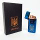 Електрична та газова запальничка Україна з USB-зарядкою HL-432, сенсорна запальничка. Колір: синій. Изображение №7