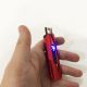 Запальничка електрична, електронна спіральна запальничка подарункова, сенсорна USB. Колір червоний. Зображення №6