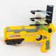 Дитячий іграшковий пістолет з літачками Air Battle катапульта з літаючими літаками (AB-1). Колір: жовтий. Зображення №3