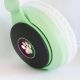Бездротові навушники ST77 LED з котячими вушками, що світяться. Колір: зелений. Зображення №5