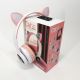 Бездротові навушники з котячими вушками та RGB підсвічуванням Cat VZV 23M. Колір: рожевий. Изображение №29
