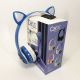 Бездротові навушники з котячими вушками та RGB підсвічуванням Cat VZV 23M. Колір: синій. Изображение №8