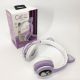Бездротові навушники з котячими вушками та RGB підсвічуванням Cat VZV 23M. Колір: фіолетовий. Изображение №4
