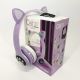 Бездротові навушники з котячими вушками та RGB підсвічуванням Cat VZV 23M. Колір: фіолетовий. Зображення №7