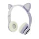 Бездротові навушники з котячими вушками та RGB підсвічуванням Cat VZV 23M. Колір: фіолетовий. Зображення №8