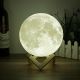 Ночник 3D светильник луна Moon Touch Control 15 см, 5 режимов. Зображення №2