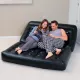 Двуспальный надувной диван трансформер Bestway 75056 с электронасосом 188 х 152 х 64 см Черный. Зображення №5