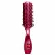 Щітка для волосся масажна пластикова кольорова QPI Professional 16,5 см РМ-9114 Червона. Зображення №2