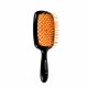Щітка для волосся Salon Professional продувна 20 см SP0099 SL, Чорна з помаранчевим. Зображення №2