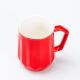 Чашка керамічна для чаю та кави 400 мл кружка універсальна Червона. Зображення №2