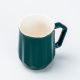Чашка керамічна для чаю та кави 400 мл кружка універсальна Зелена. Зображення №2