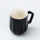 Чашка керамічна для чаю та кави 400 мл кружка універсальна Черная. Изображение №2