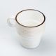 Чашка 350 мл керамічний кухоль для кави чаю Бежева. Зображення №3