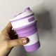 Кружка туристична (складна/силіконова), похідна чашка силіконова складана. Колір: фіолетовий. Зображення №3
